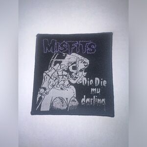 MISFITS, DIE DIE MY DARLING, SEW ON WOVEN PATCH